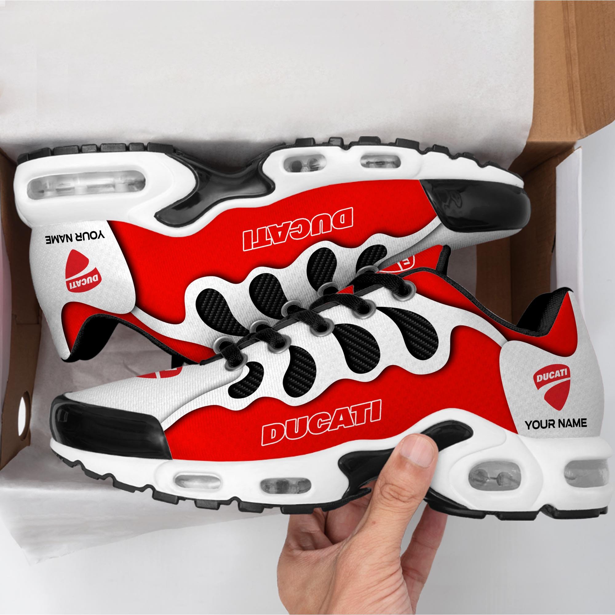 Ducati TN Shoes Sneakers For Men And Women - Famjoys Ducati TN Shoes Sneakers For Men And Women - Famjoys