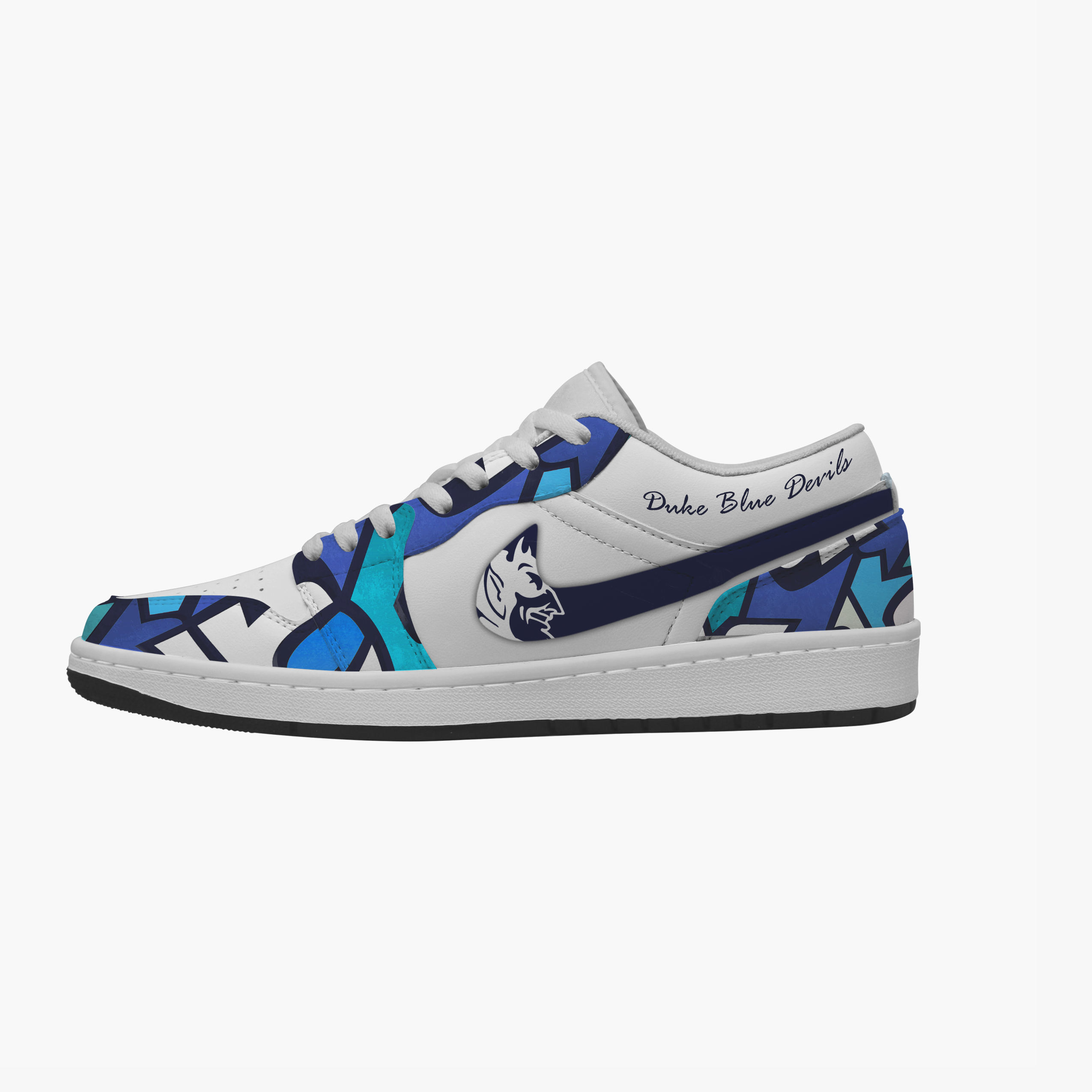 Duke Blue Devils AJ1 Low Custom Name Limited - Famjoys Duke Blue Devils AJ1 Low Custom Name Limited - Famjoys