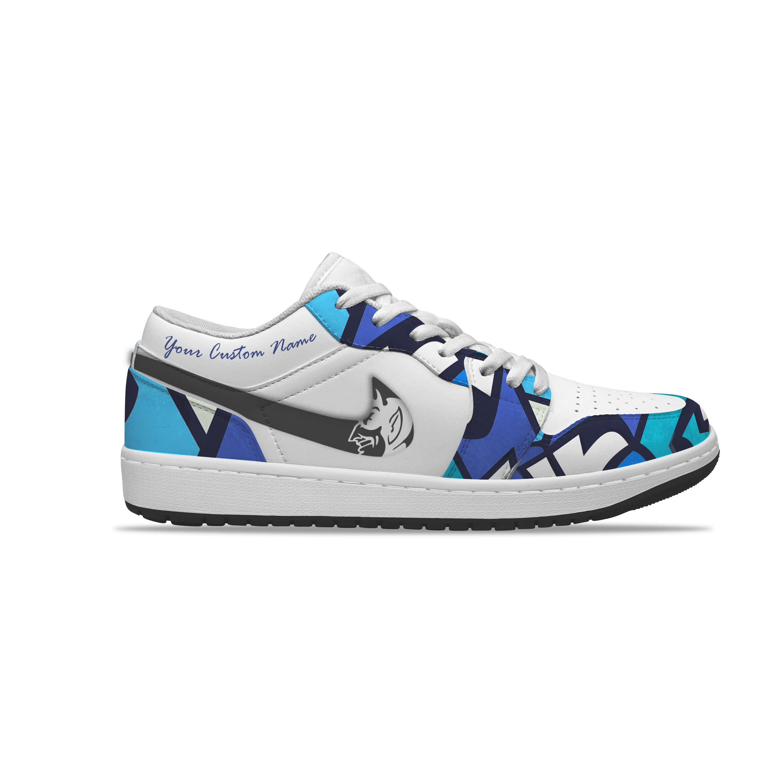 Duke Blue Devils AJ1 Low Custom Name Limited - Famjoys Duke Blue Devils AJ1 Low Custom Name Limited - Famjoys