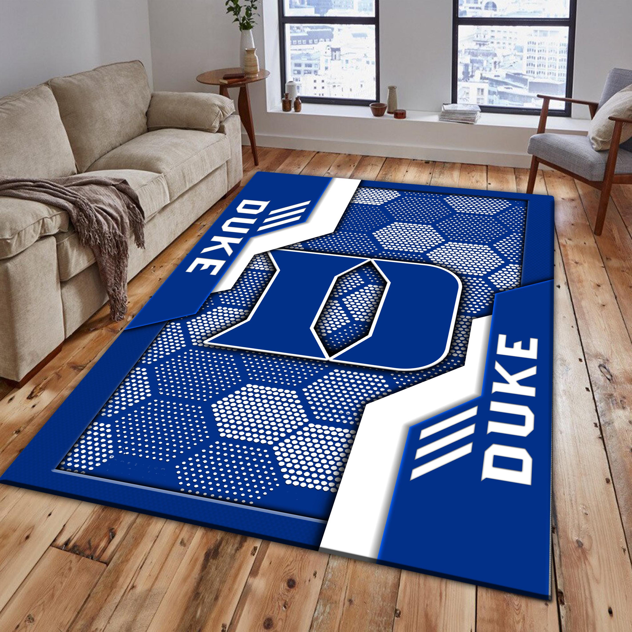 Duke Blue Devils Area Rugs 3805 - Famjoys Duke Blue Devils Area Rugs 3805 - Famjoys