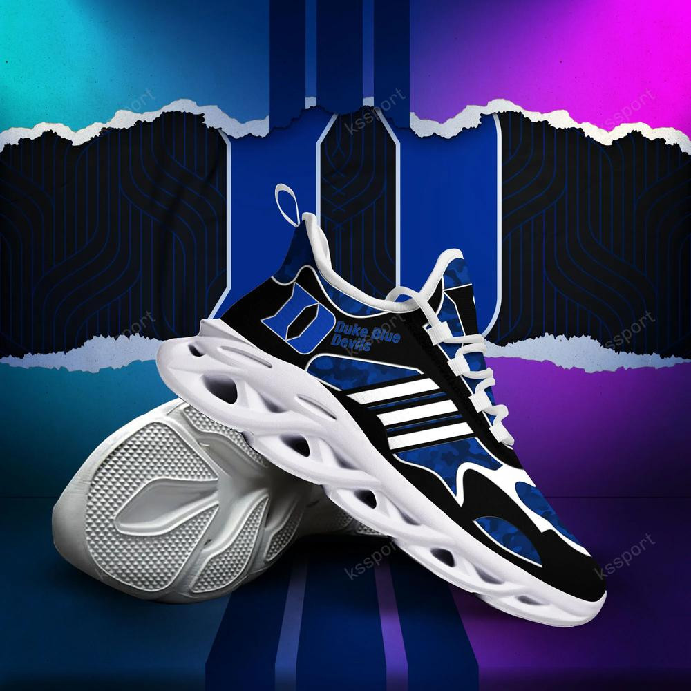 Duke Blue Devils Max Soul Clunky, Camo Running Sneakers For Fan Ever - Famjoys Duke Blue Devils Max Soul Clunky, Camo Running Sneakers For Fan Ever - Famjoys