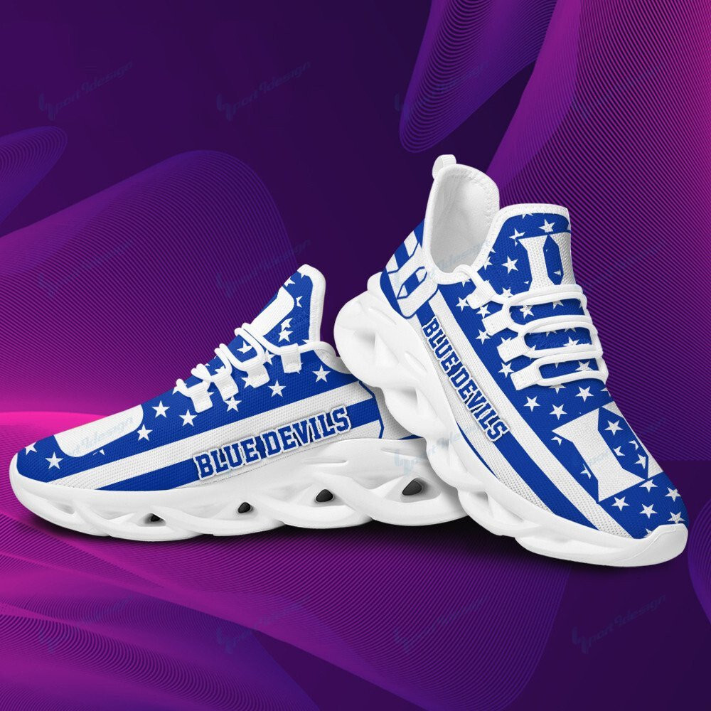 Duke Blue Devils Max Soul YZ Running Sneakers 02 - Famjoys Duke Blue Devils Max Soul YZ Running Sneakers 02 - Famjoys