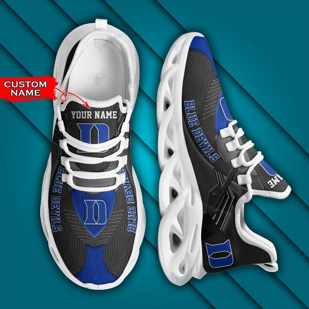 Duke Blue Devils Personalized Max Soul YZ Running Sneakers 297 - Famjoys Duke Blue Devils Personalized Max Soul YZ Running Sneakers 297 - Famjoys