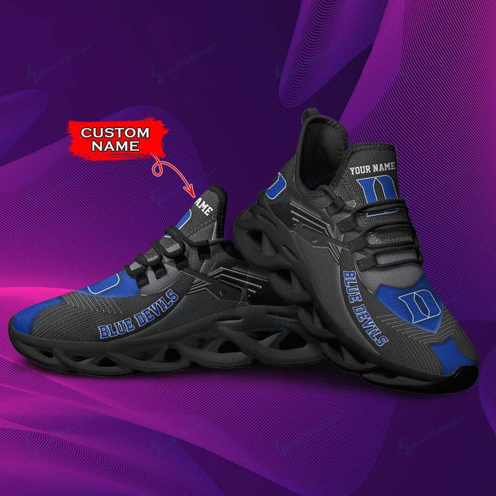 Duke Blue Devils Personalized Max Soul YZ Running Sneakers 297 - Famjoys Duke Blue Devils Personalized Max Soul YZ Running Sneakers 297 - Famjoys