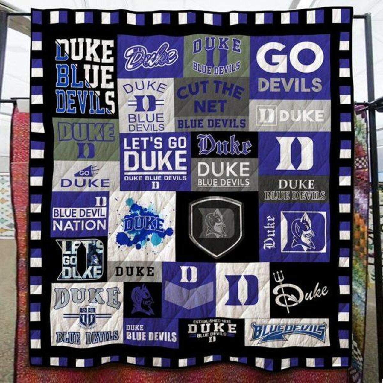 Duke Blue Devils Quilt Blanket #51 - Famjoys Duke Blue Devils Quilt Blanket #51 - Famjoys