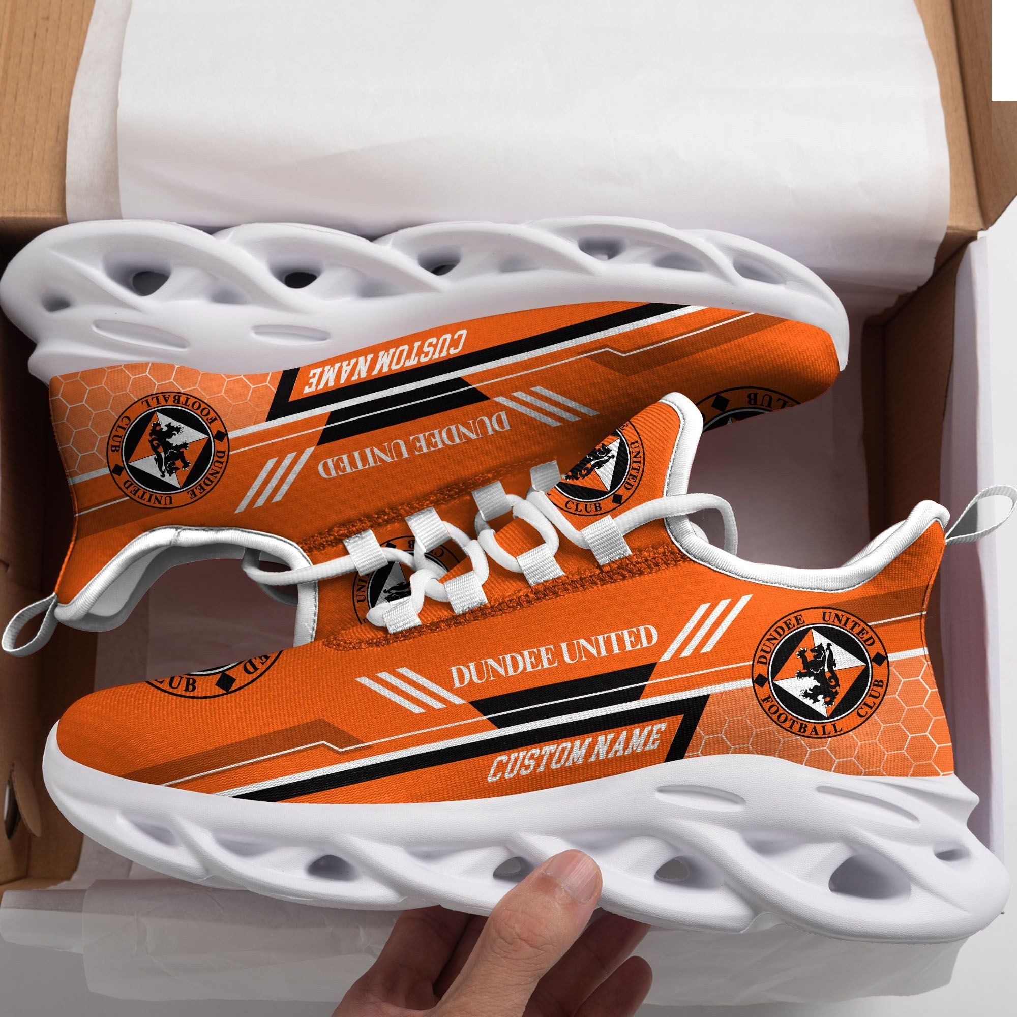 Dundee United F.C Custom Personalized Max Soul Sneakers Shoes