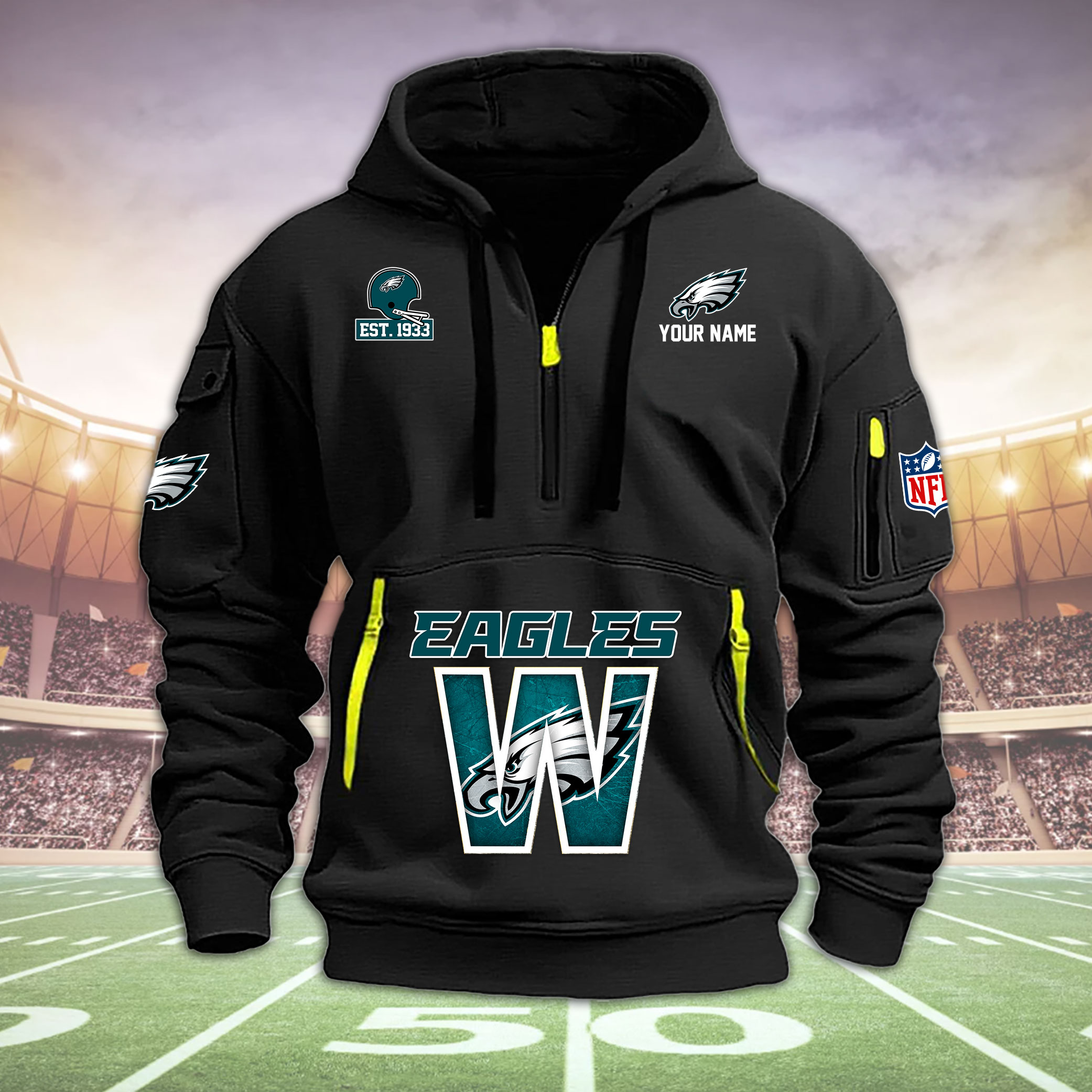 Eagles Heavy Hoodie v2 - Famjoys Eagles Heavy Hoodie v2 - Famjoys