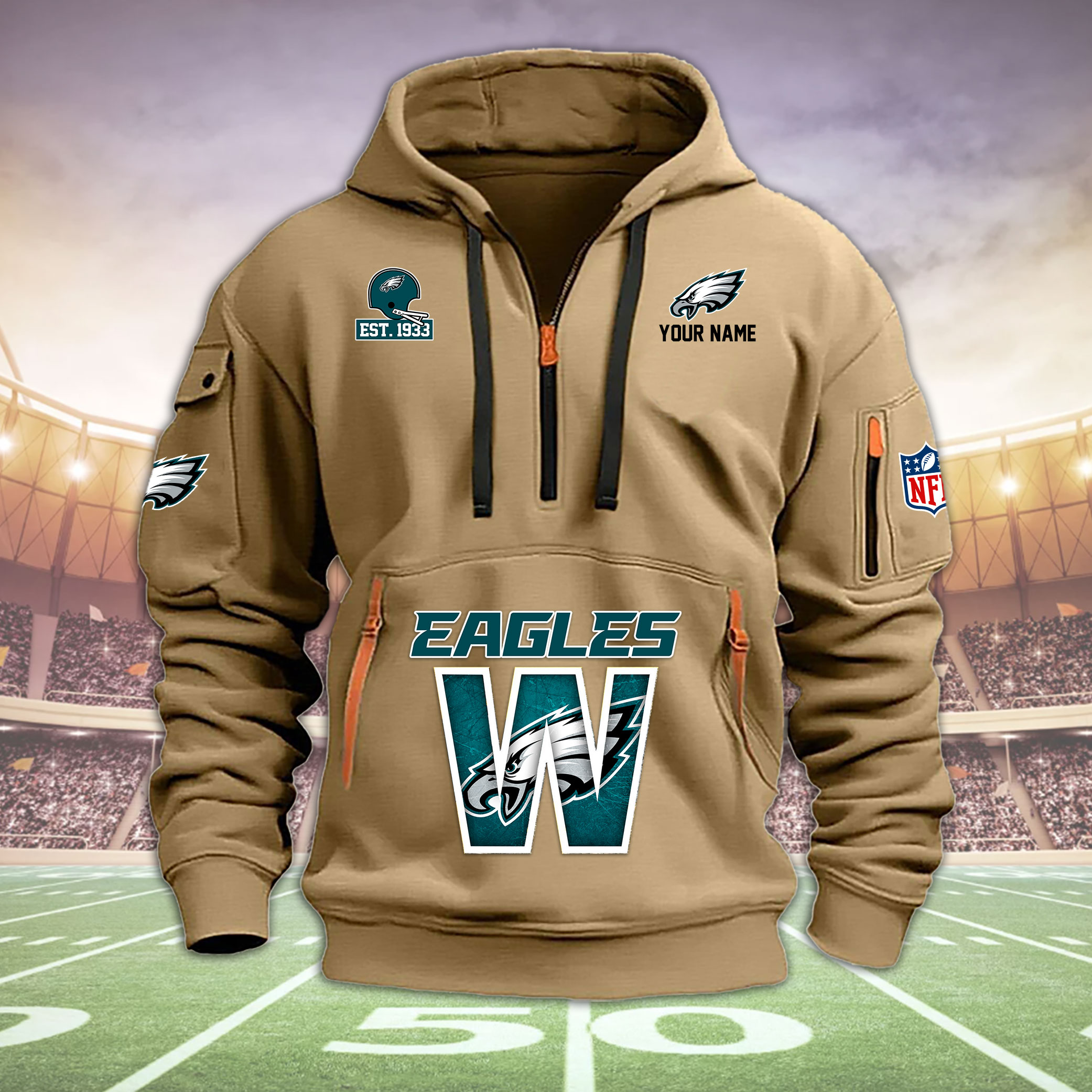 Eagles Heavy Hoodie v2 - Famjoys Eagles Heavy Hoodie v2 - Famjoys