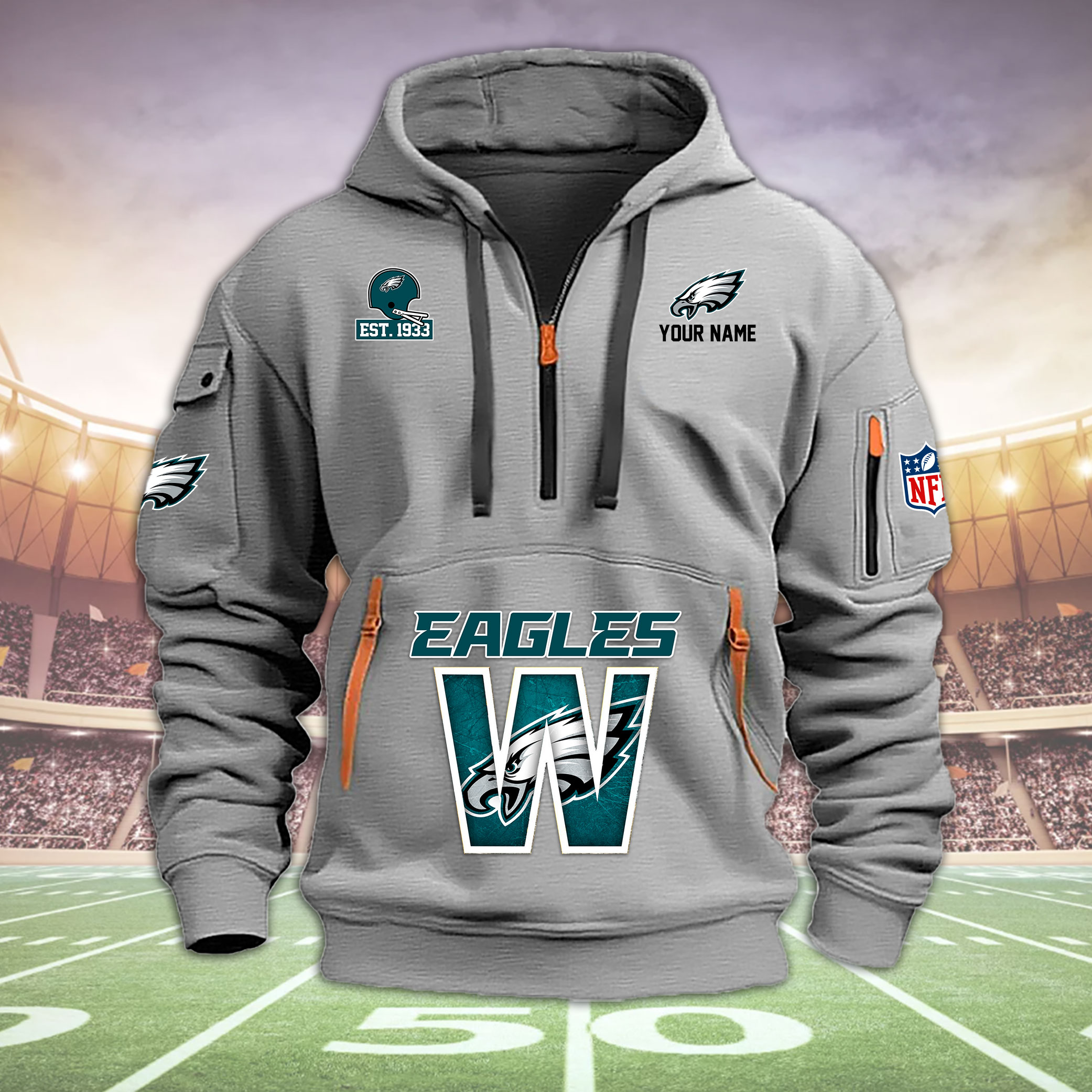 Eagles Heavy Hoodie v2 - Famjoys Eagles Heavy Hoodie v2 - Famjoys