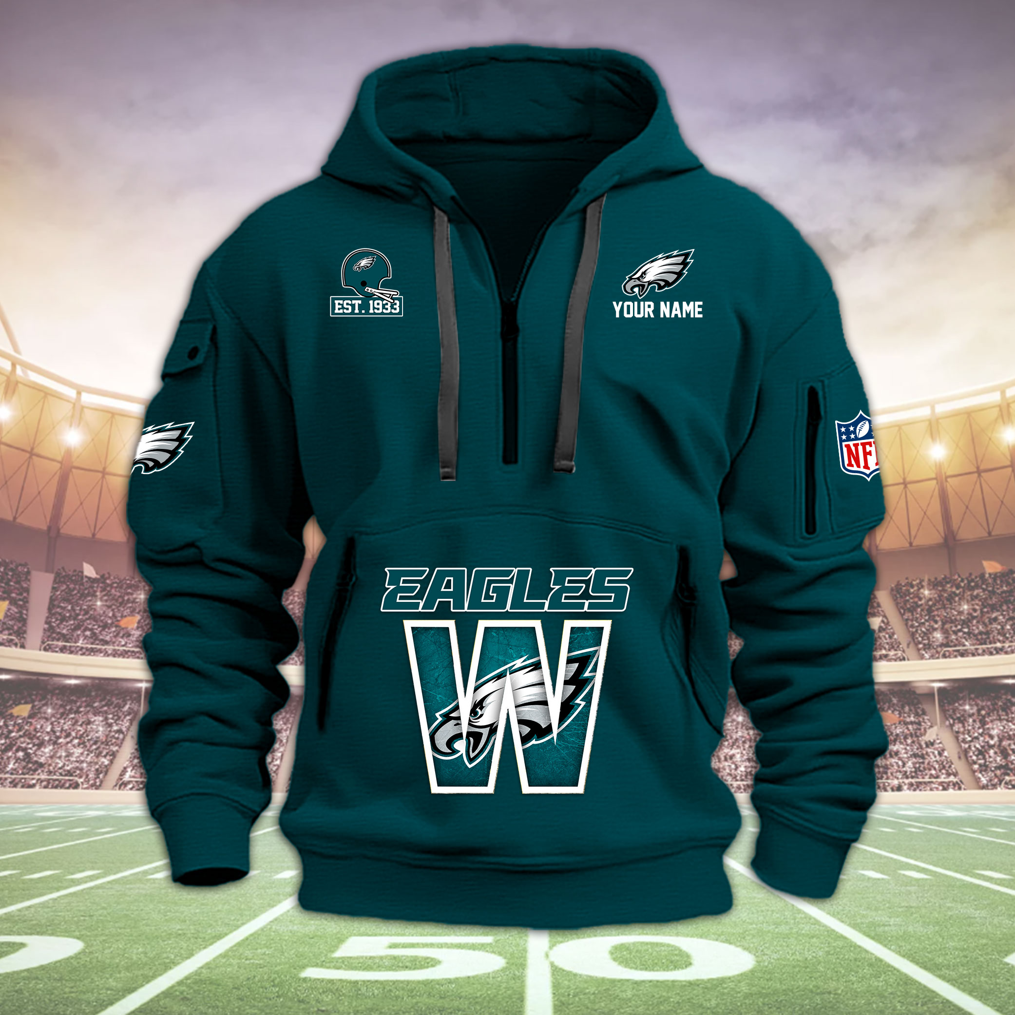 Eagles Heavy Hoodie v2 - Famjoys Eagles Heavy Hoodie v2 - Famjoys