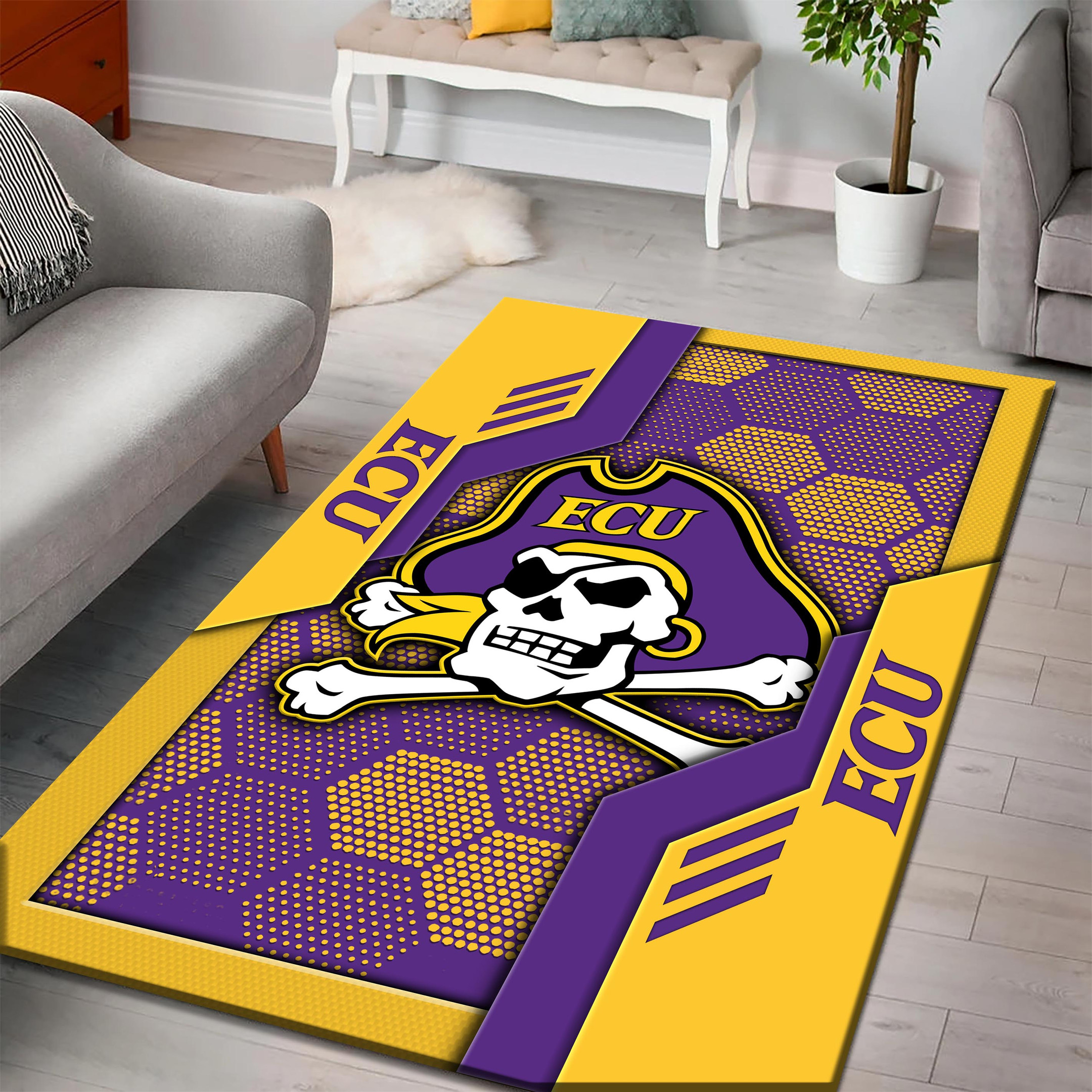 East Carolina Pirates Area Rugs 3710 - Famjoys East Carolina Pirates Area Rugs 3710 - Famjoys