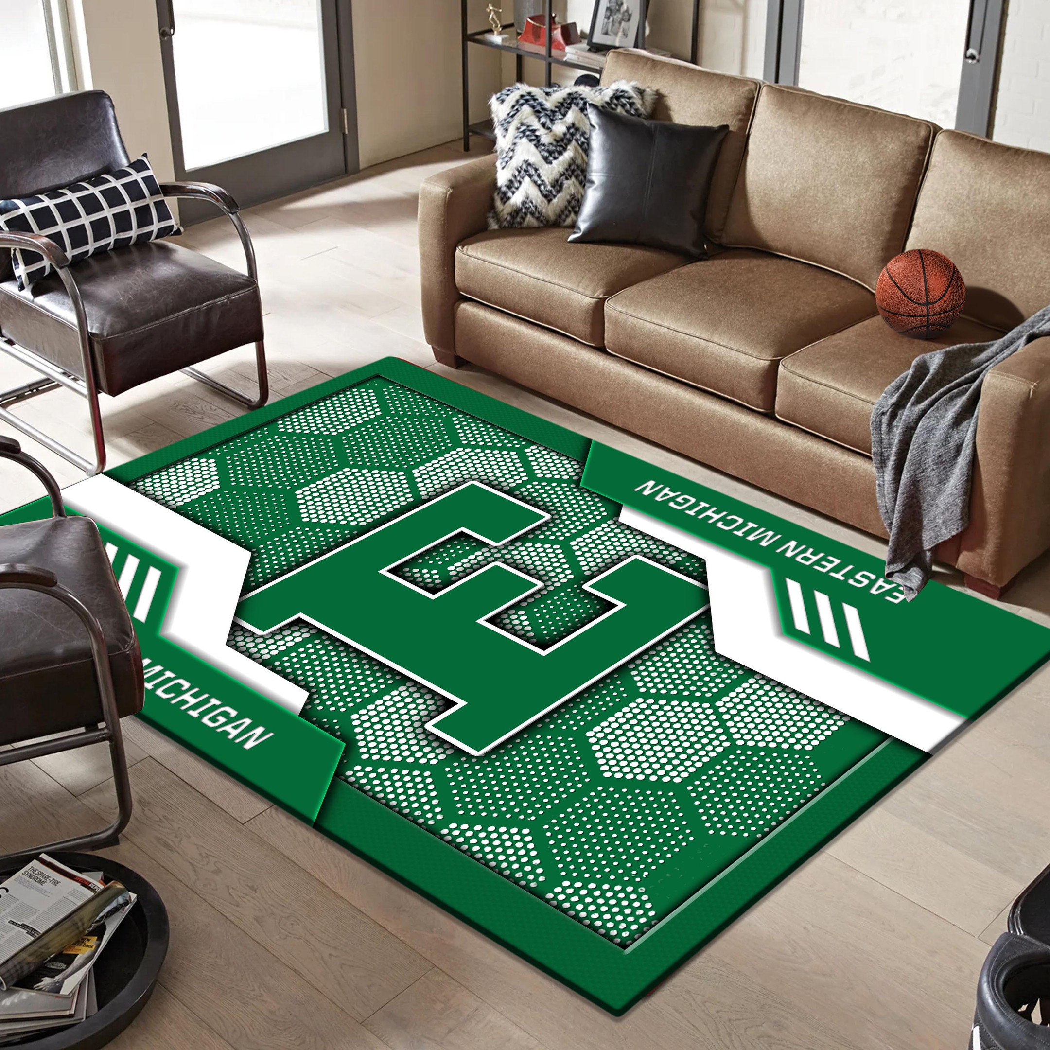 Eastern Michigan Eagles Area Rugs 3771 - Famjoys Eastern Michigan Eagles Area Rugs 3771 - Famjoys