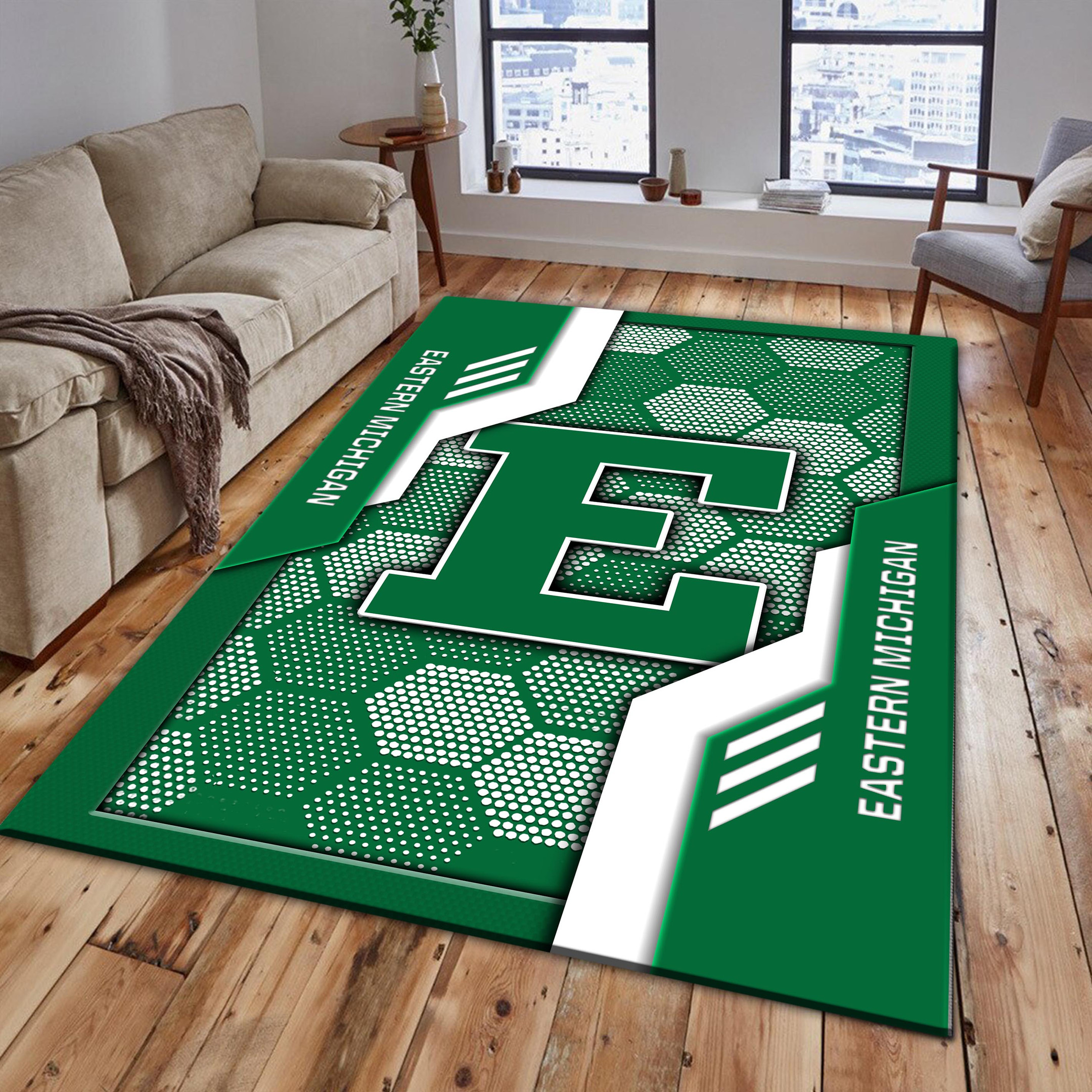 Eastern Michigan Eagles Area Rugs 3771 - Famjoys Eastern Michigan Eagles Area Rugs 3771 - Famjoys