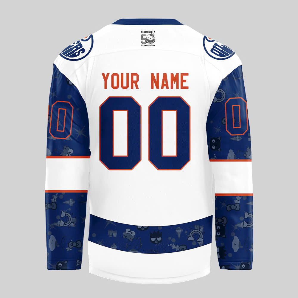 Edmonton Oilers 50th Anniversary Exclusive Personalized Jersey - Famjoys Edmonton Oilers 50th Anniversary Exclusive Personalized Jersey - Famjoys