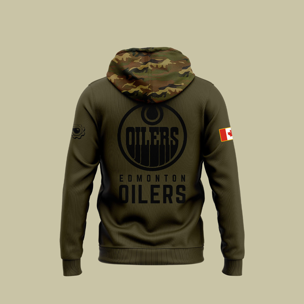 Edmonton Oilers Camo Salute to Service Club Fleece Pullover Hoodie - Famjoys Edmonton Oilers Camo Salute to Service Club Fleece Pullover Hoodie - Famjoys