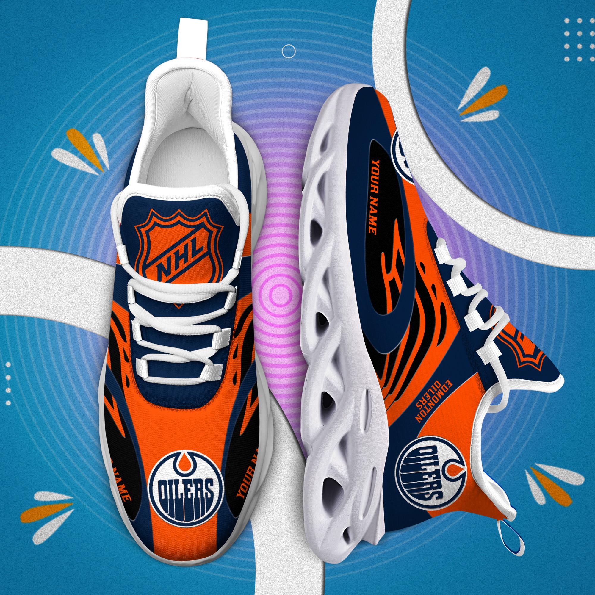 Edmonton Oilers-Clunky Max Soul Shoes v3 - Famjoys Edmonton Oilers-Clunky Max Soul Shoes v3 - Famjoys