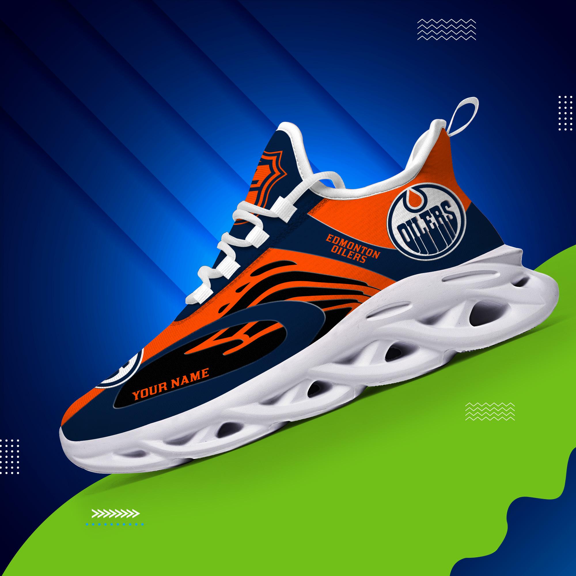 Edmonton Oilers-Clunky Max Soul Shoes v3 - Famjoys Edmonton Oilers-Clunky Max Soul Shoes v3 - Famjoys