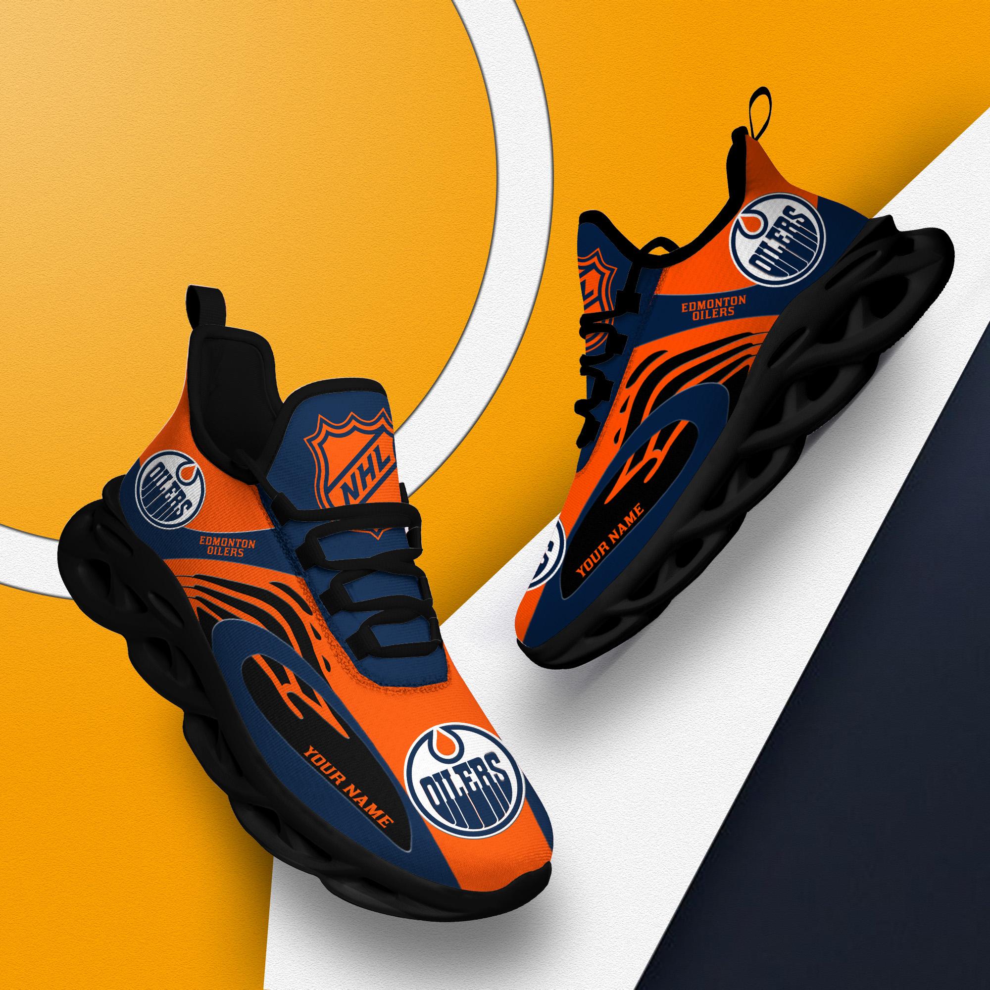 Edmonton Oilers-Clunky Max Soul Shoes v3 - Famjoys Edmonton Oilers-Clunky Max Soul Shoes v3 - Famjoys