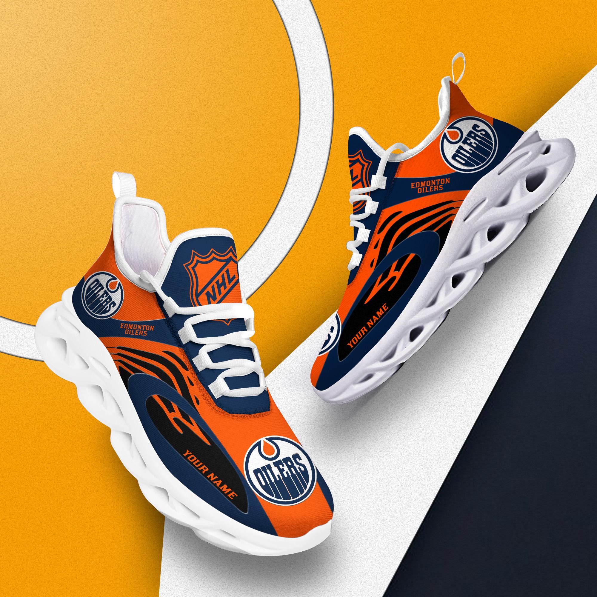 Edmonton Oilers-Clunky Max Soul Shoes v3 - Famjoys Edmonton Oilers-Clunky Max Soul Shoes v3 - Famjoys