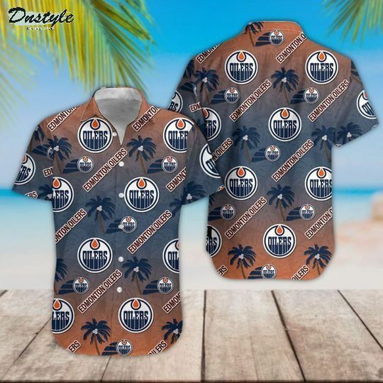 Edmonton Oilers Hawaiian Shirt - Famjoys Edmonton Oilers Hawaiian Shirt - Famjoys