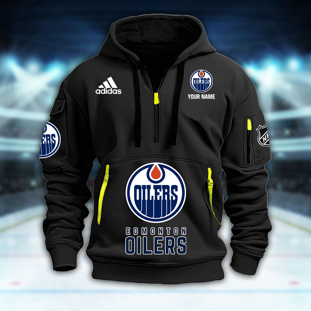 Edmonton Oilers Heavy Hoodie - Famjoys Edmonton Oilers Heavy Hoodie - Famjoys