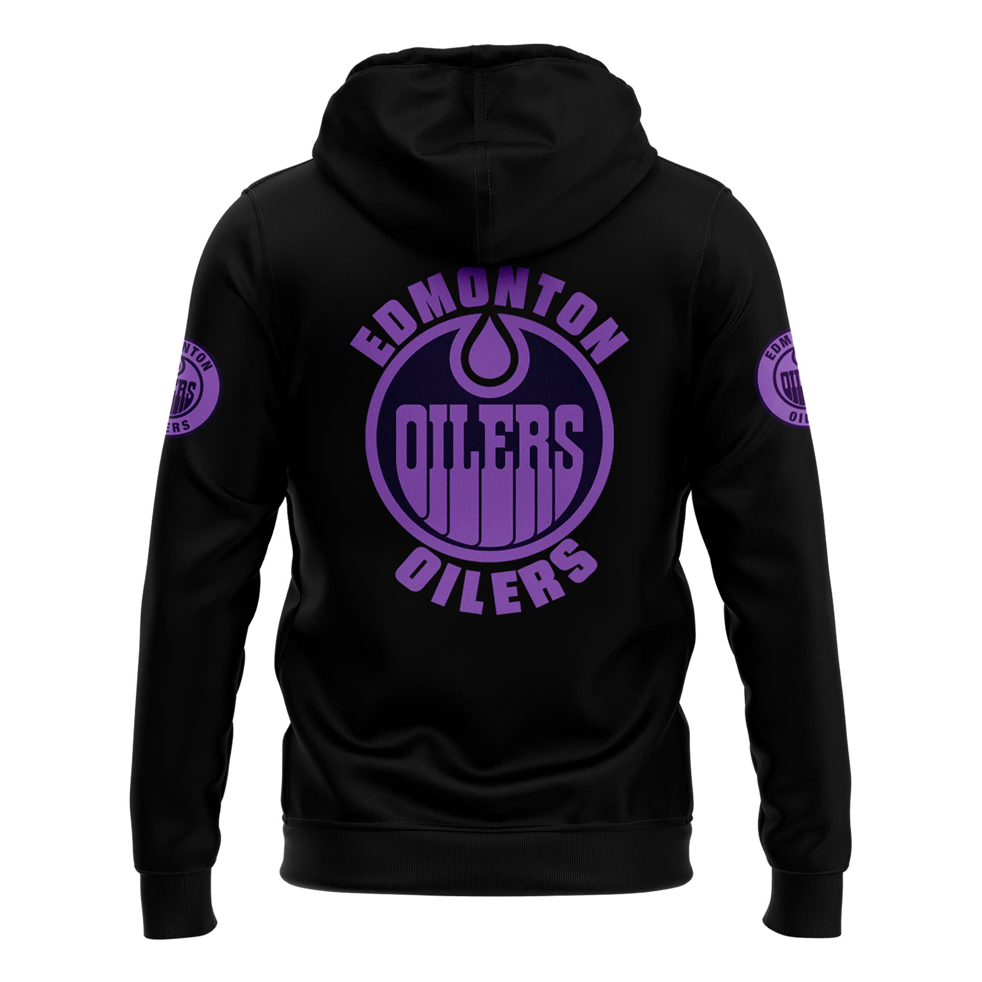 Edmonton Oilers Hockey Fights Cancer Hoodie V2 - Famjoys Edmonton Oilers Hockey Fights Cancer Hoodie V2 - Famjoys