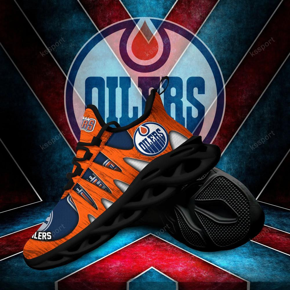 Edmonton Oilers Max Soul Shoes, Running Sneakers - Famjoys Edmonton Oilers Max Soul Shoes, Running Sneakers - Famjoys