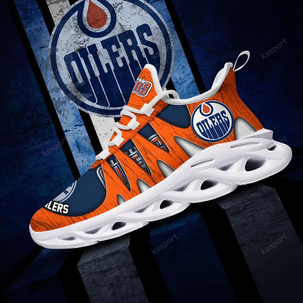 Edmonton Oilers Max Soul Shoes, Running Sneakers - Famjoys Edmonton Oilers Max Soul Shoes, Running Sneakers - Famjoys