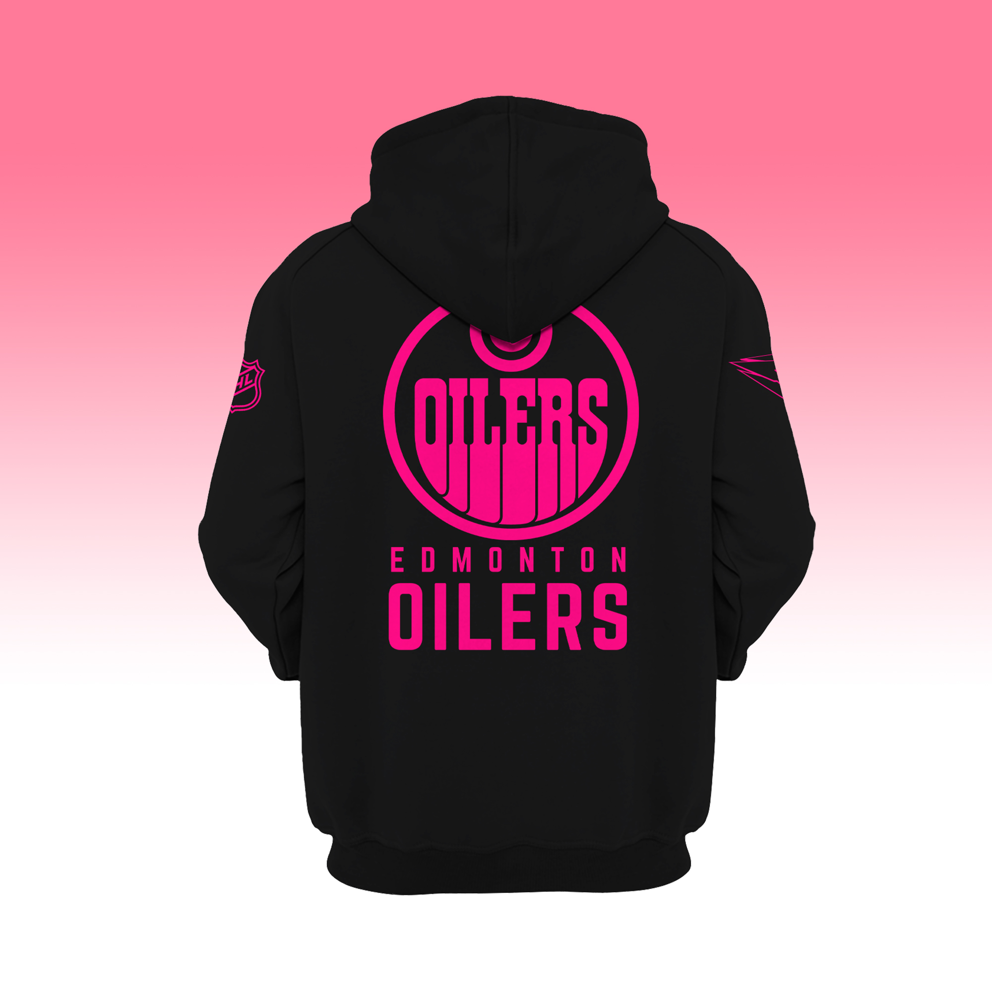 Edmonton Oilers NHL Breast Cancer Awareness Month Pullover Hoodie - Famjoys Edmonton Oilers NHL Breast Cancer Awareness Month Pullover Hoodie - Famjoys