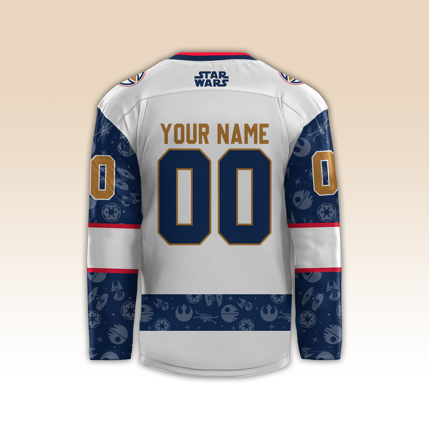 Edmonton Oilers x Star Wars Night Custom jersey - Famjoys Edmonton Oilers x Star Wars Night Custom jersey - Famjoys