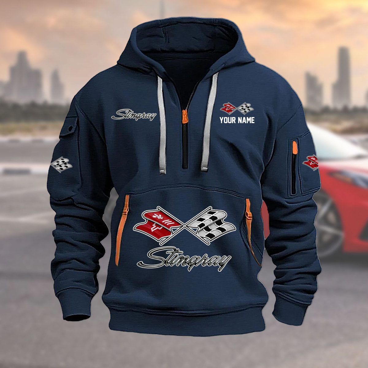 EHGLPC2985 Chevrolet Corvette Heavy Hoodie - Famjoys EHGLPC2985 Chevrolet Corvette Heavy Hoodie - Famjoys