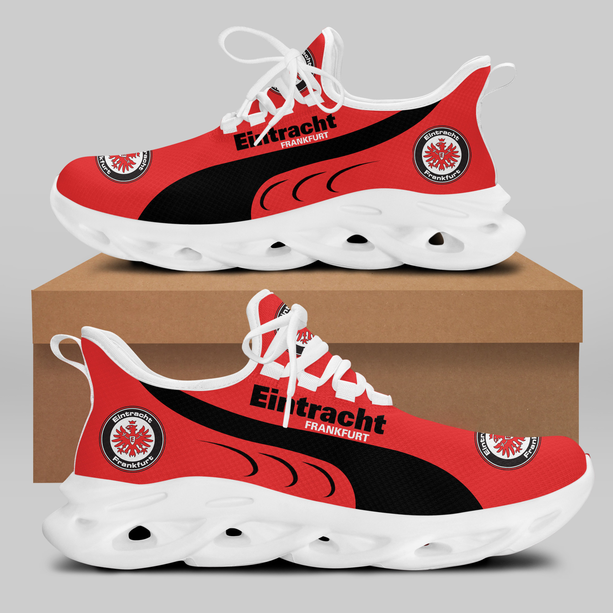Eintracht Frankfurt RUNNING SHOES VER 1 - Famjoys Eintracht Frankfurt RUNNING SHOES VER 1 - Famjoys