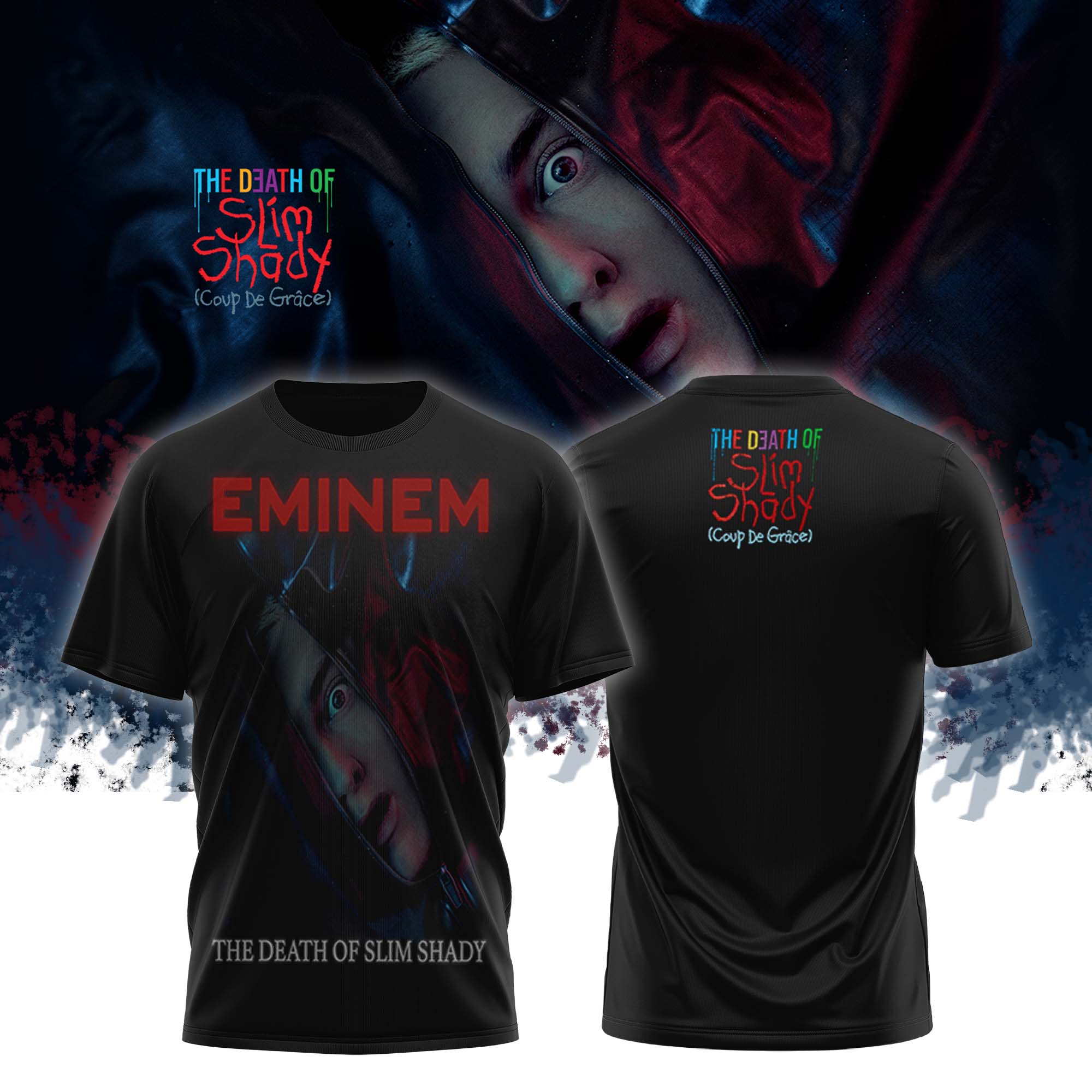 EMINEM TDOSS ALBUM COVER TSHIRT - Famjoys EMINEM TDOSS ALBUM COVER TSHIRT - Famjoys