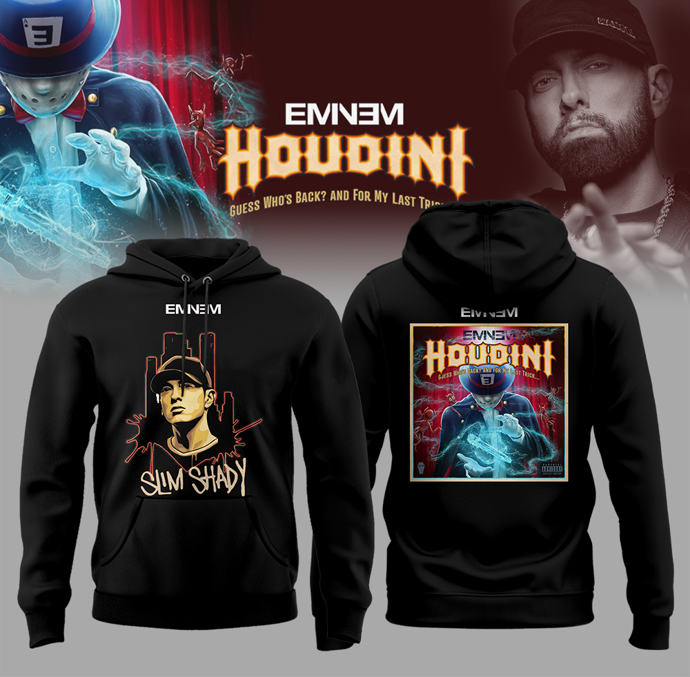 Eminem The Houdini Album Hoodie Version 2 The Real Slim Shady - Famjoys Eminem The Houdini Album Hoodie Version 2 The Real Slim Shady - Famjoys