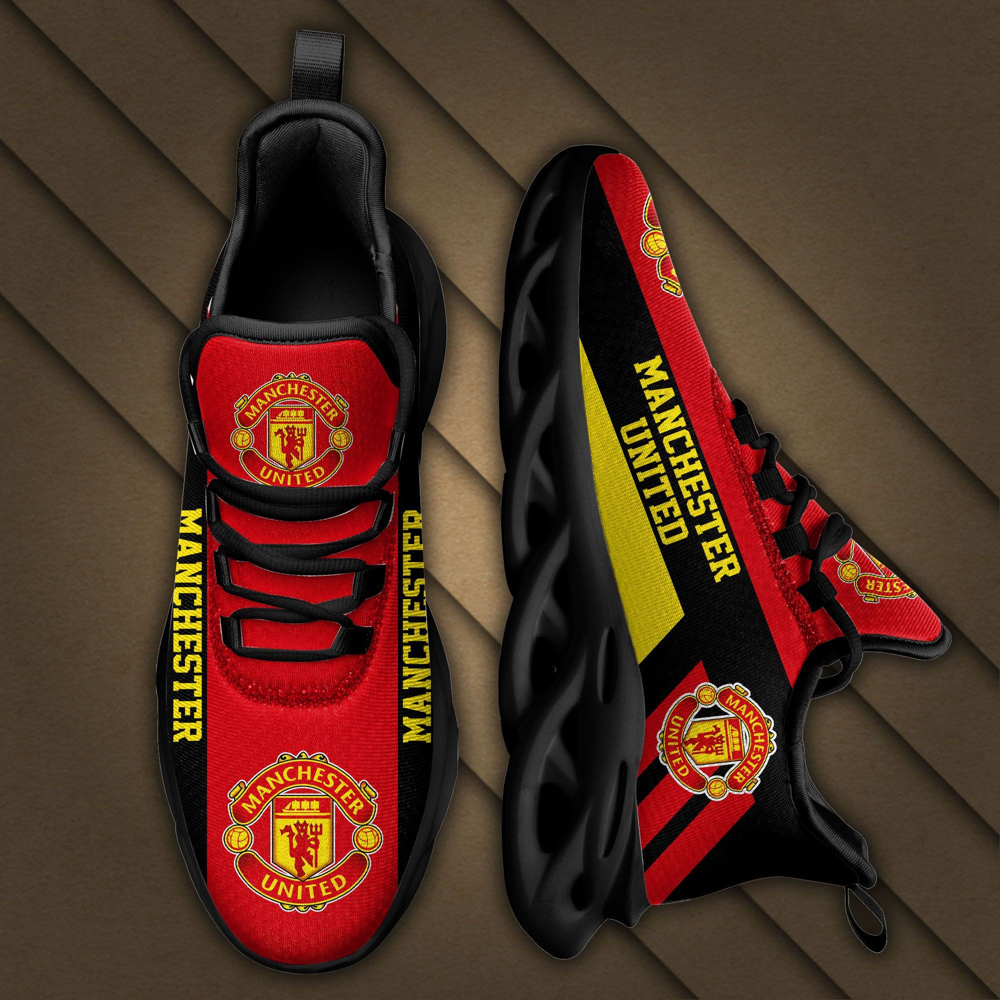 EPL Manchester United Max Soul Sneakers Shoes - Famjoys EPL Manchester United Max Soul Sneakers Shoes - Famjoys