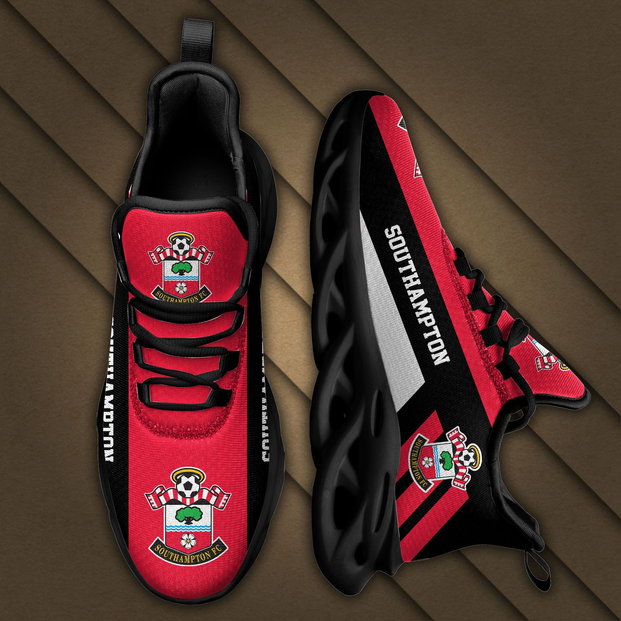 EPL Southampton Max Soul Sneakers Shoes - Famjoys EPL Southampton Max Soul Sneakers Shoes - Famjoys