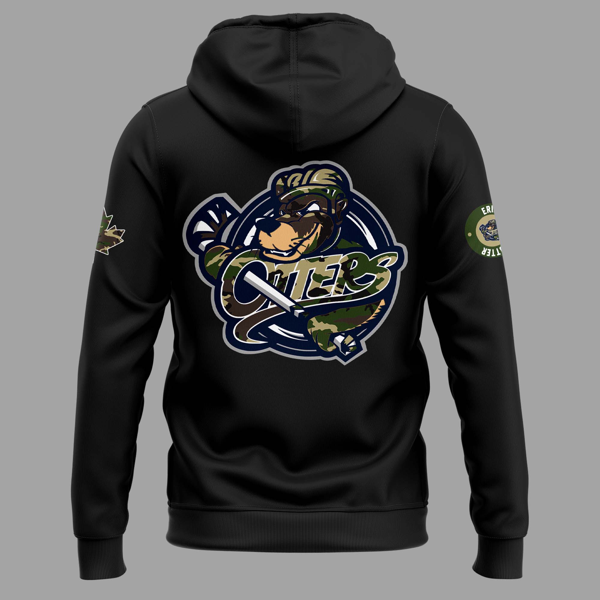 Erie Otters x Military Appreciation Pullover Hoodie - Famjoys Erie Otters x Military Appreciation Pullover Hoodie - Famjoys