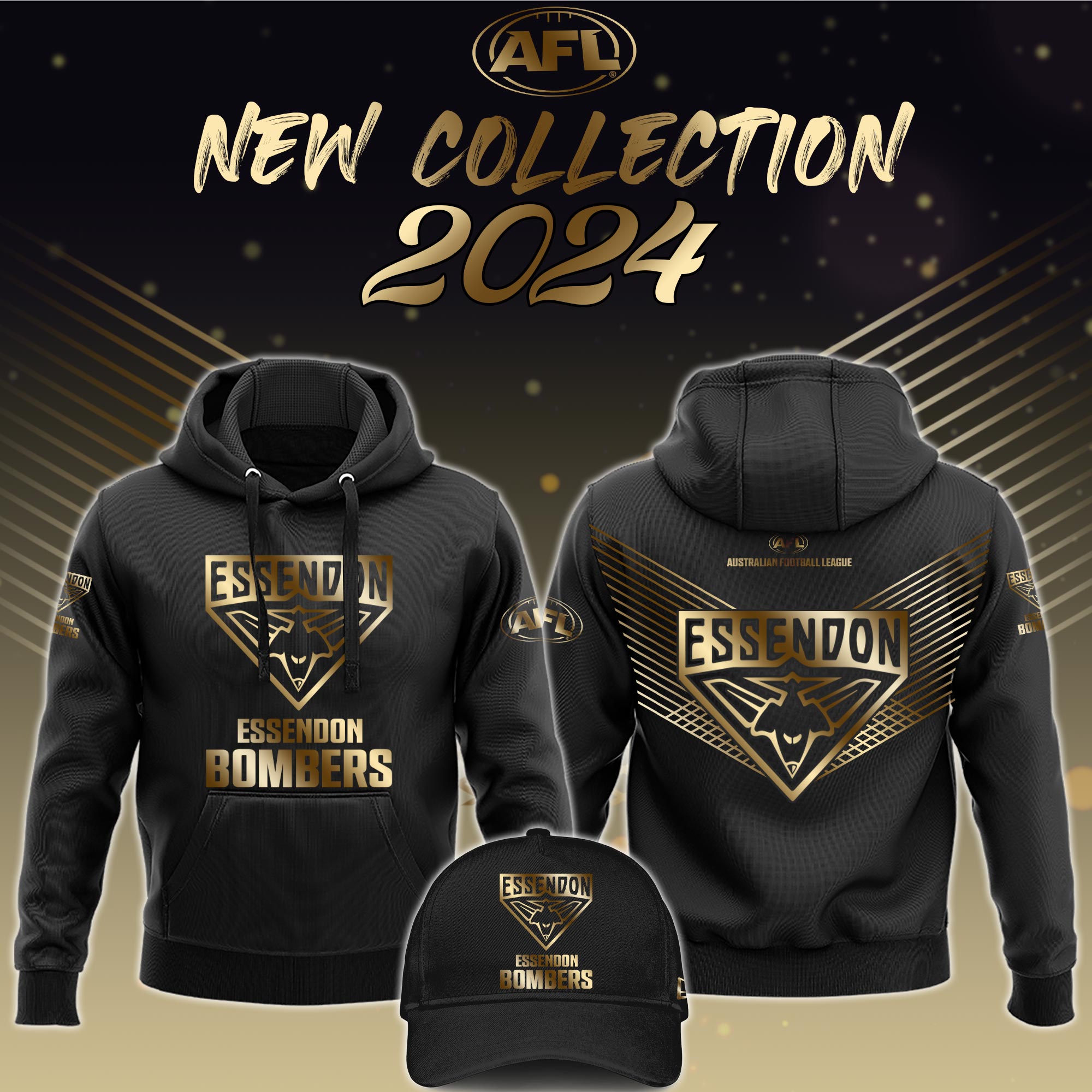 Essendon Bombers AFL Hoodie - Famjoys Essendon Bombers AFL Hoodie - Famjoys