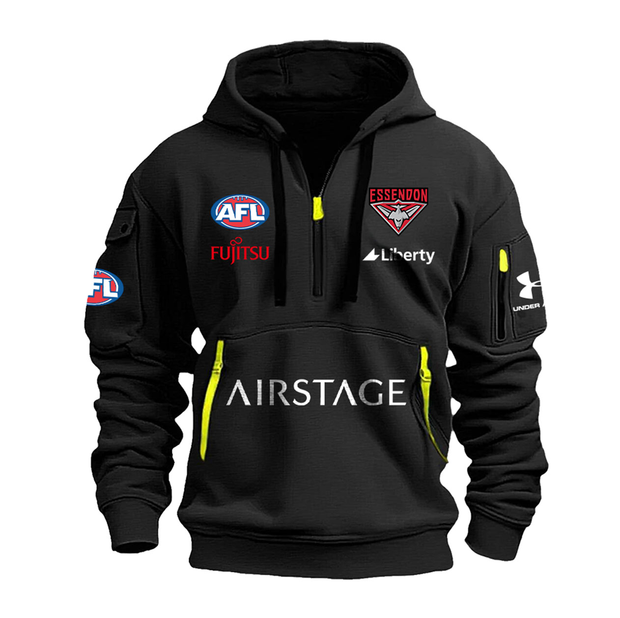 Essendon Bombers AFL New Zip Hoodie - Famjoys Essendon Bombers AFL New Zip Hoodie - Famjoys