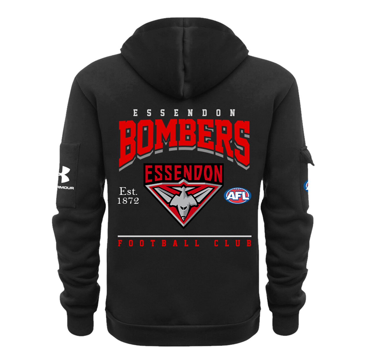 Essendon Bombers AFL New Zip Hoodie - Famjoys Essendon Bombers AFL New Zip Hoodie - Famjoys