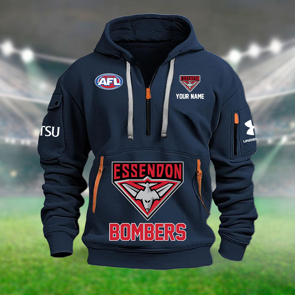 Essendon Football Heavy Hoodie - Famjoys Essendon Football Heavy Hoodie - Famjoys