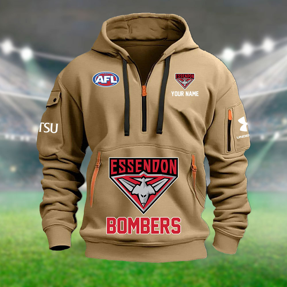 Essendon Football Heavy Hoodie - Famjoys Essendon Football Heavy Hoodie - Famjoys