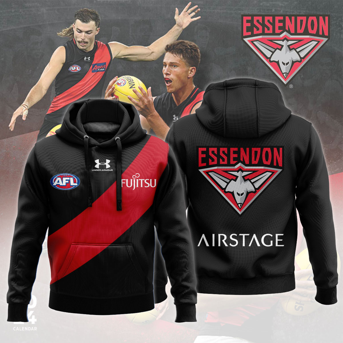 Essendon Hoodie - Famjoys Essendon Hoodie - Famjoys