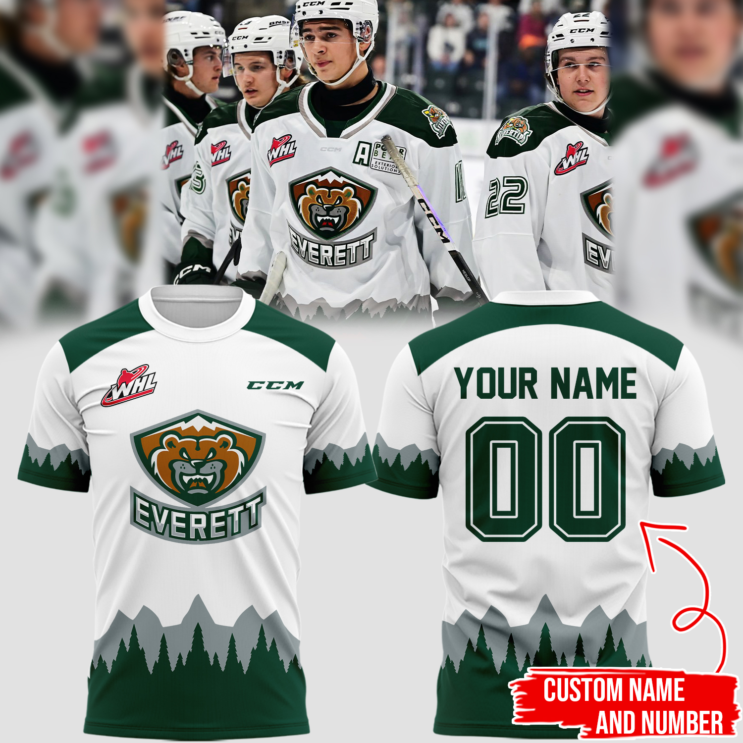 Everett Silvertips 2024 shirts - Famjoys Everett Silvertips 2024 shirts - Famjoys