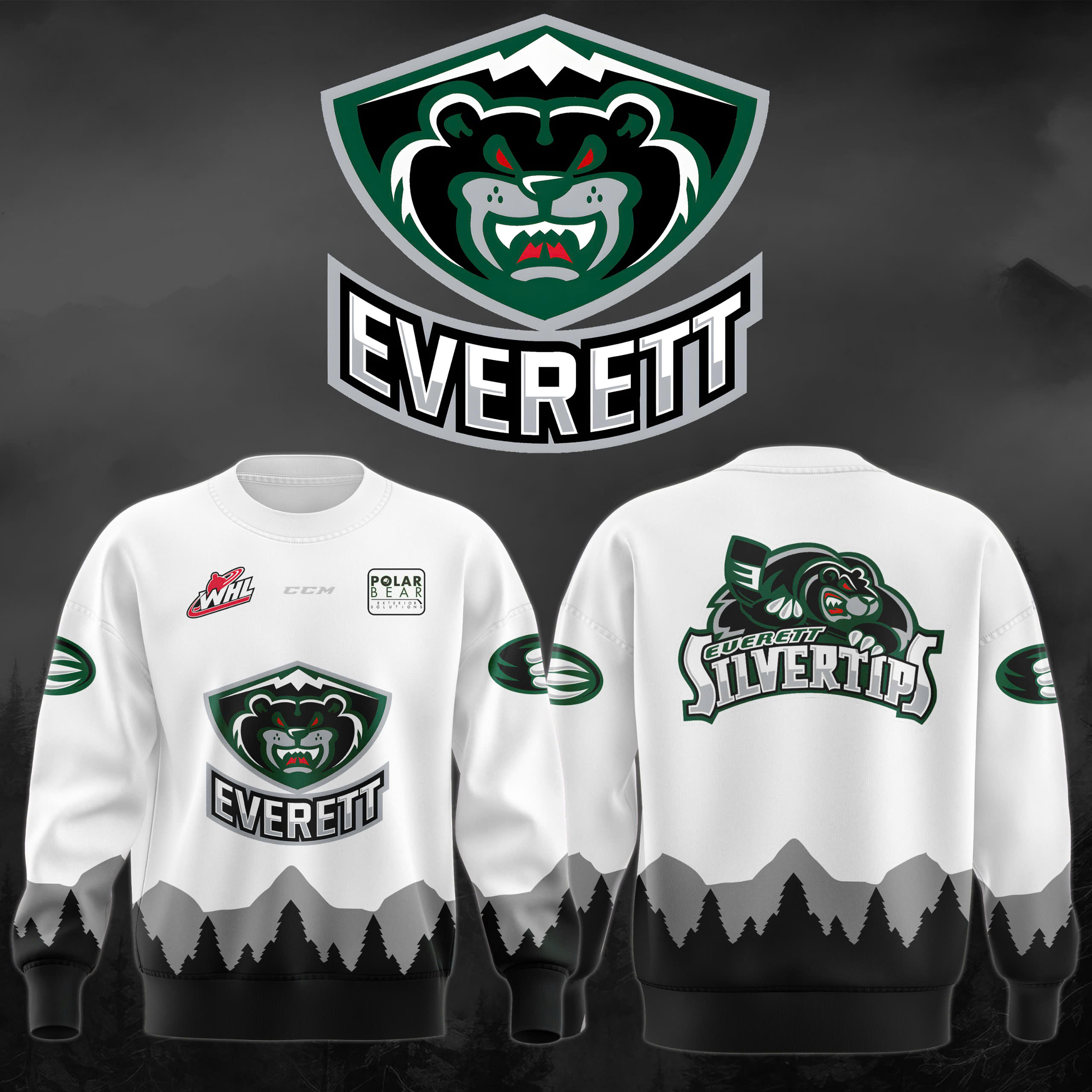 Everett Silvertips New Sweatershirt - Famjoys Everett Silvertips New Sweatershirt - Famjoys
