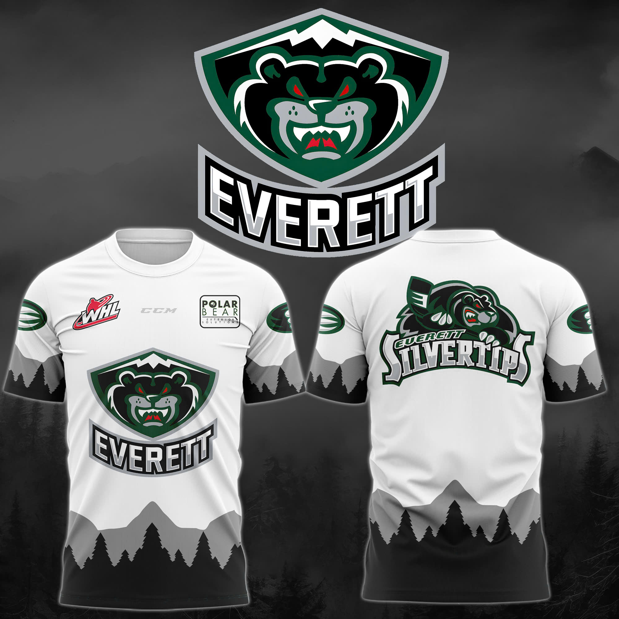 Everett Silvertips New T-Shirt - Famjoys Everett Silvertips New T-Shirt - Famjoys