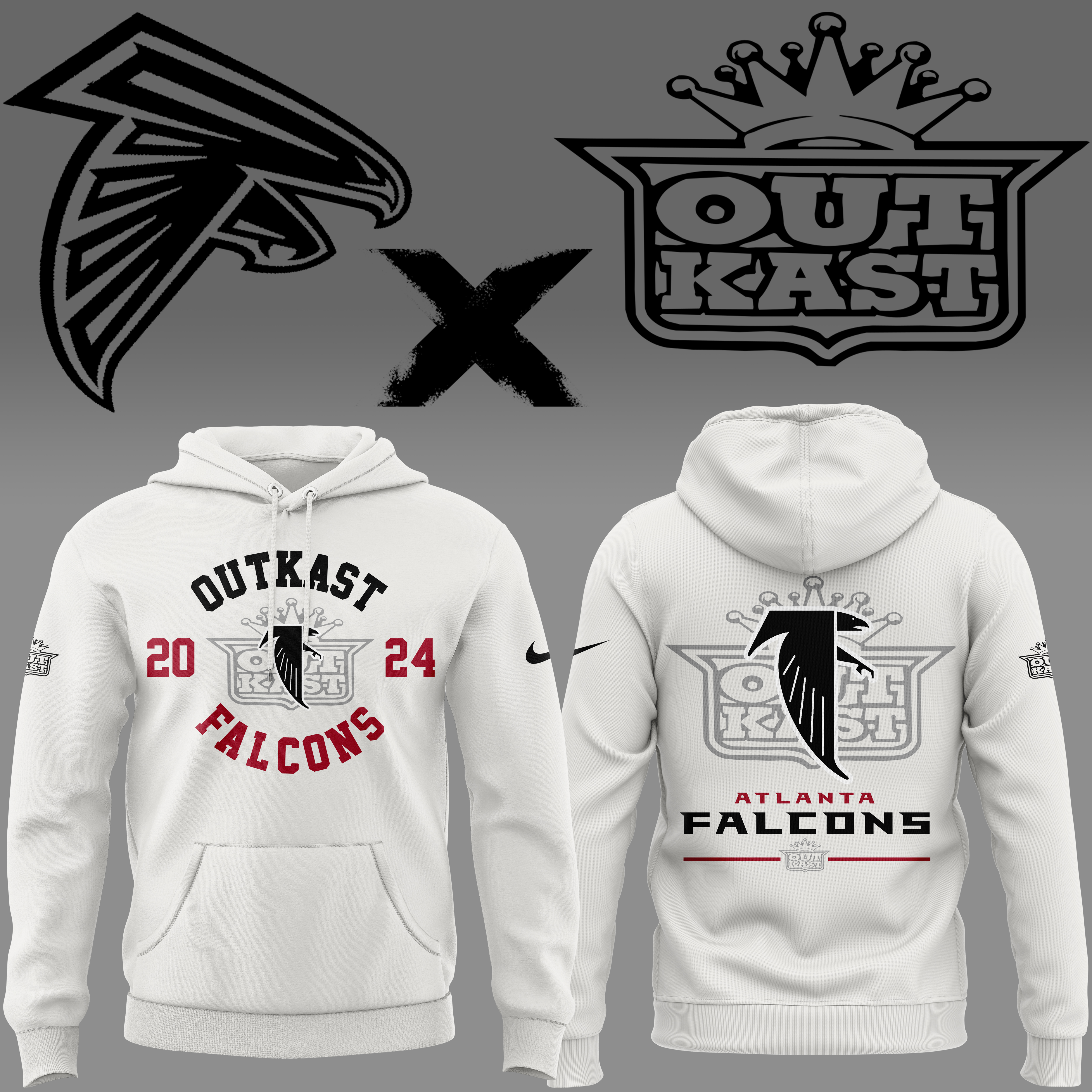 Falcons x Outkast Hoodie 2024 - Famjoys Falcons x Outkast Hoodie 2024 - Famjoys