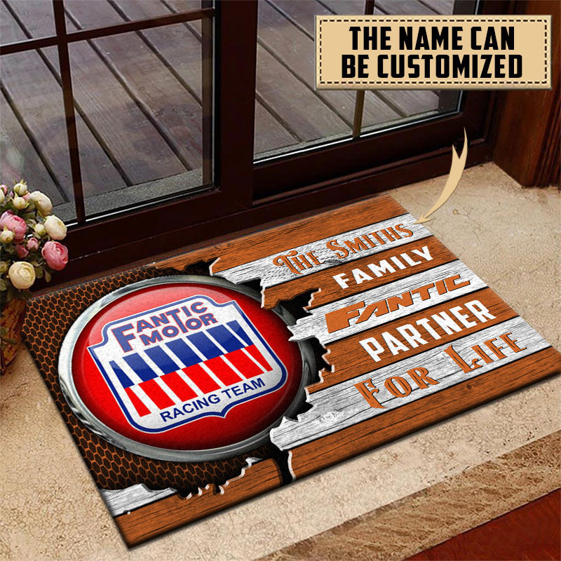 Fantic Doormat Custom Name, Multicolor - Famjoys Fantic Doormat Custom Name, Multicolor - Famjoys