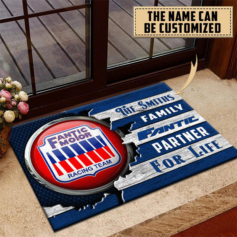 Fantic Doormat Custom Name, Multicolor - Famjoys Fantic Doormat Custom Name, Multicolor - Famjoys