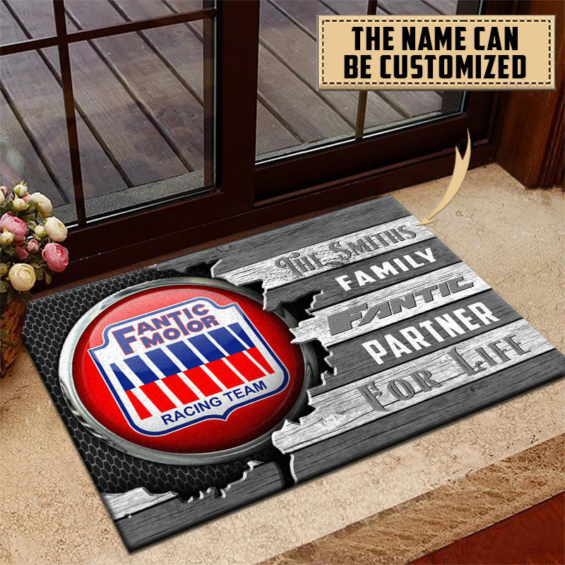 Fantic Doormat Custom Name, Multicolor - Famjoys Fantic Doormat Custom Name, Multicolor - Famjoys